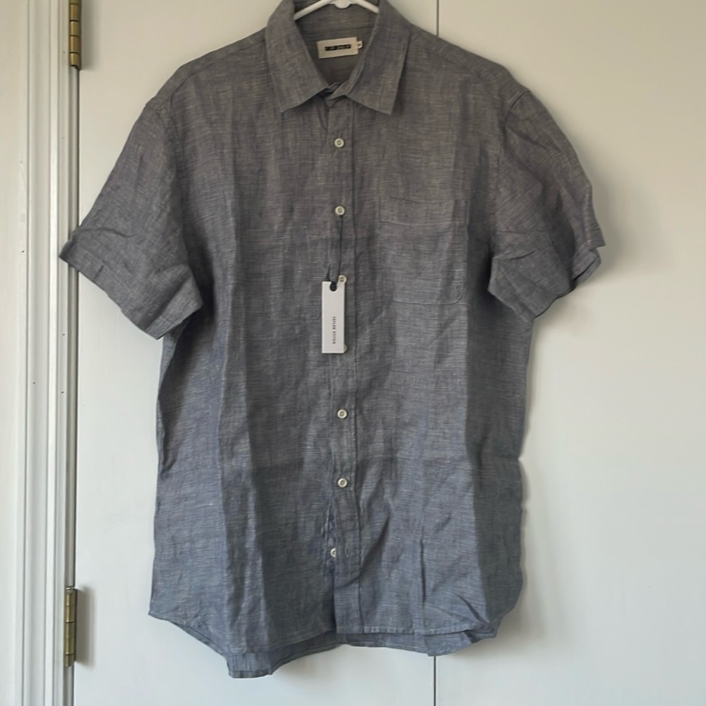 Taylor Stitch | The Short Sleeve California in Faded Navy Hemp